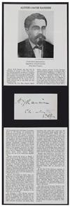 (SLAVERY AND ABOLITION--RECONSTRUCTION.) Collection of 20 Autograph Signatures of the African-American politicians elected to Congress